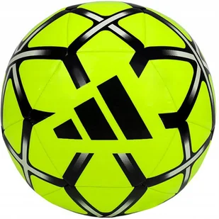 PIŁKA ADIDAS STARLANCER CLUB TRENINGOWA NOŻNA REKREACYJNA ŻÓŁTY CZARNY R. 4 - Piłka nożna - miniaturka - grafika 1