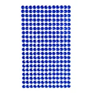Zabawki kreatywne - Dalprint Kryształki samoprzylepne DPCRAFT 6mm, 260 szt. - dark blue AB229DLP - miniaturka - grafika 1