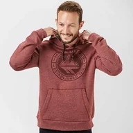 Koszulki męskie - Hi-Tec HI-TEC męska koszulka ANSELL z kapturem, cegła czerwień, średnia AW18HAM080-100 - miniaturka - grafika 1
