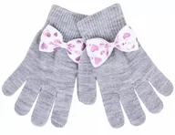 Rękawiczki dla dzieci - ZIMOWE RĘKAWICZKI DZIEWCZĘCE 16cm 5-7 lat - miniaturka - grafika 1