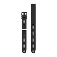 Akcesoria do smartwatchy - Garmin Silikonowy pasek Quick Fit 26 mm - Fenix 5X/5X+/6X - czarny [010-12907-00] 010-12907-00 - miniaturka - grafika 1