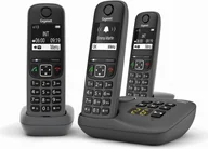 Telefony stacjonarne - Gigaset AE690A Trio antracyt - miniaturka - grafika 1