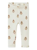Spodenki dla niemowląt - Lil Atelier Legginsy w kolorze kremowym - miniaturka - grafika 1