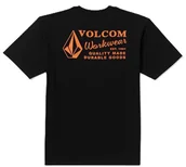 Koszulki męskie - t-shirt VOLCOM WORKWEAR SST BLACK - miniaturka - grafika 1