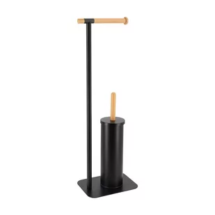 Stojak ze szczotką Black bamboo - Stojaki i wieszaki na papier toaletowy - miniaturka - grafika 1