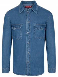 KOSZULA MĘSKA JEANSOWA - STANLEY JEANS - M - Koszule męskie - miniaturka - grafika 1