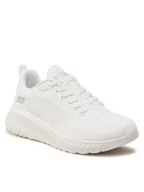 Buty sportowe damskie - Skechers Buty BOBS SPORT Face Off 117209/OFWT Biały - miniaturka - grafika 1