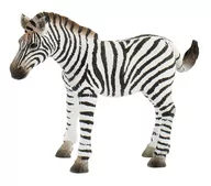 Figurki dla dzieci - Bullyland 63676  figurka do gier, Zebra młoda, ok. 8 cm - miniaturka - grafika 1