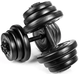 Bestif Hantel  BH020 bitumiczny 2 x 10 kg 22449-uniw - Hantle i ciężarki - miniaturka - grafika 1