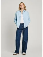 Bluzki damskie - Pepe Jeans Koszula "Bego" w kolorze błękitnym - miniaturka - grafika 1