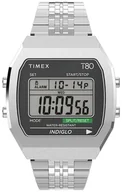 Zegarki damskie - Zegarek Timex TW2V74200 T80 Steel 36mm Stainless Steel Bracelet - - miniaturka - grafika 1