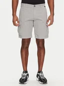 Spodenki męskie - Napapijri Szorty materiałowe N-Deline NP0A4HOT Szary Regular Fit - miniaturka - grafika 1