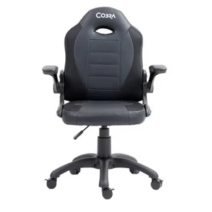 Cobra Junior Pro CRF-2306 Dla dzieci do 100kg Skóra ECO Czarny - Fotele gamingowe - miniaturka - grafika 1