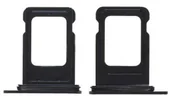 Części serwisowe do telefonów - SZUFLADKA TACKA KARTY SIM DO iPhone 13 CZARNY - miniaturka - grafika 1