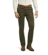 Spodenki męskie - MEYER Męskie spodnie Bonn bawełna - 2-8554 zielone - Super Stretch Winter Twill Chino, zielony, 54 - miniaturka - grafika 1