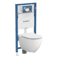 Stelaże i zestawy podtynkowe do WC - Zestaw Podtynkowy WC Geberit Duofix Sigma Senti Costano - miniaturka - grafika 1