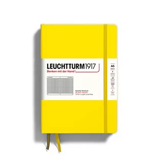 Leuchtturm 1917 notatnik Medium (A5), twarda okładka, 249 stron, cytrynowy 344799 - Szkolne artykuły papiernicze - miniaturka - grafika 1