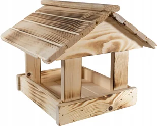 vidaXL Karmnik dla ptaków opalany Woodok - Karmniki dla ptaków - miniaturka - grafika 1