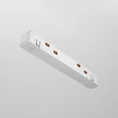 Lampy pozostałe - EXILITY łącznik biały zasilający prosty do szyn magnetycznych 26mm - miniaturka - grafika 1