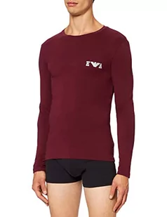 Emporio Armani Męski t-shirt Bold Monogram, Garnetred, S - Koszulki męskie - miniaturka - grafika 1