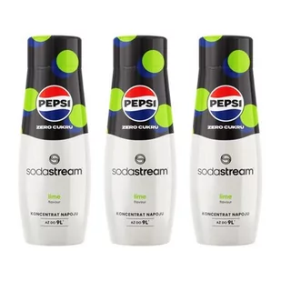 Syrop SODASTREAM Pepsi Max Limonka 3 x 440 ml - Syropy i koncentraty owocowe - miniaturka - grafika 1