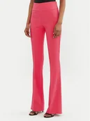 Spodnie damskie - Rinascimento Spodnie materiałowe CFC0122830003 Różowy Regular Fit - miniaturka - grafika 1