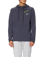 Bluzy męskie - Lotto Męska bluza dresowa Wren Vi Hd Pl dla niemowląt i małych dzieci, Peacoat Niebieski/Czarny, M - miniaturka - grafika 1