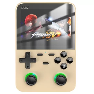 Ręczna konsola do gier D007 Plus 64GB, ponad 10000 zainstalowanych gier, ekran IPS 3,5 cali - Złoty - Konsole i gry retro - miniaturka - grafika 1
