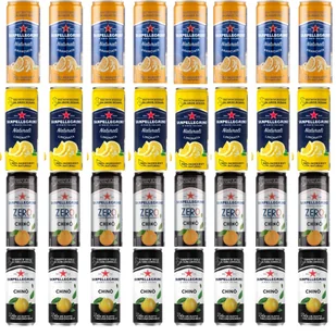 Napoje gazowane Aranciata Naturali, Chinò, limonka, Chinò zero puszka 32x330ml - San pellegrino - Napoje gazowane - miniaturka - grafika 1