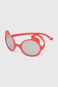 Okulary dla dzieci - Ki ET LA okulary przeciwsłoneczne dziecięce Ourson kolor czerwony - miniaturka - grafika 1