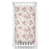 Prześcieradła dla dzieci - Prześcieradło do łóżeczka 70x140 Peony, BabySteps - miniaturka - grafika 1
