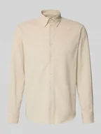 Koszule męskie - Koszula sztruksowa o kroju regular fit z czystej bawełny model ‘DANNI’ - miniaturka - grafika 1