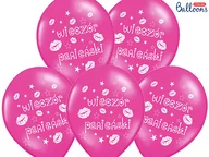 Wieczór panieński i kawalerski - PartyDeco Balony 30cm, Wieczór Panieński, M. Hot Pink SB14M-240-006-6 - miniaturka - grafika 1