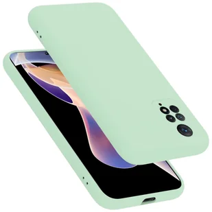 Pokrowiec Do Xiaomi RedMi NOTE 11 PRO 4G / 5G Etui w LIQUID JASNO ZIELONY TPU Silikon Case Cover Obudowa Ochronny Cadorabo - Etui i futerały do telefonów - miniaturka - grafika 1