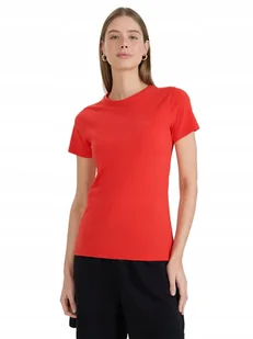 Damska koszulka bawełniana 4F TSHF2255 62S czerwony S - Koszulki i topy damskie - miniaturka - grafika 1