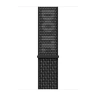 Akcesoria do smartwatchy - Apple Opaska sportowa Nike w kolorze czarnym/śnieżnobiałym do koperty 44mm / 45mm / 46mm / 49mm - rozmiar uniwersalny - miniaturka - grafika 1
