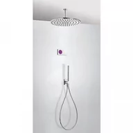 Akcesoria hydrauliczne - Tres 9286567 9286567 ESPACIO Podtynkowy termostatyczny elektroniczny zestaw prysznicowy SHOWER - miniaturka - grafika 1