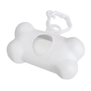 Pojemniczek z woreczkami Neat Dog, biały - Woreczki na psie odchody - miniaturka - grafika 1