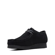 Półbuty męskie - Clarks Wallabee Evo męskie buty sznurowane, Black Sde, 44.5 EU - miniaturka - grafika 1