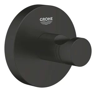 Grohe QuickFix Start - Haczyk, Matte Black 411732430 - Wieszaki łazienkowe - miniaturka - grafika 1