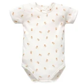 Body dla niemowląt - PINOKIO BODY KRÓTKI RĘKAW ECRU MISIE LOVELY DAY 68 - miniaturka - grafika 1