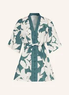 Bluzki damskie - Watercult Tunika Floral Abstract blau - miniaturka - grafika 1