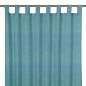 Zasłony - Zasłona 140 x 300 cm turkusowa - miniaturka - grafika 1