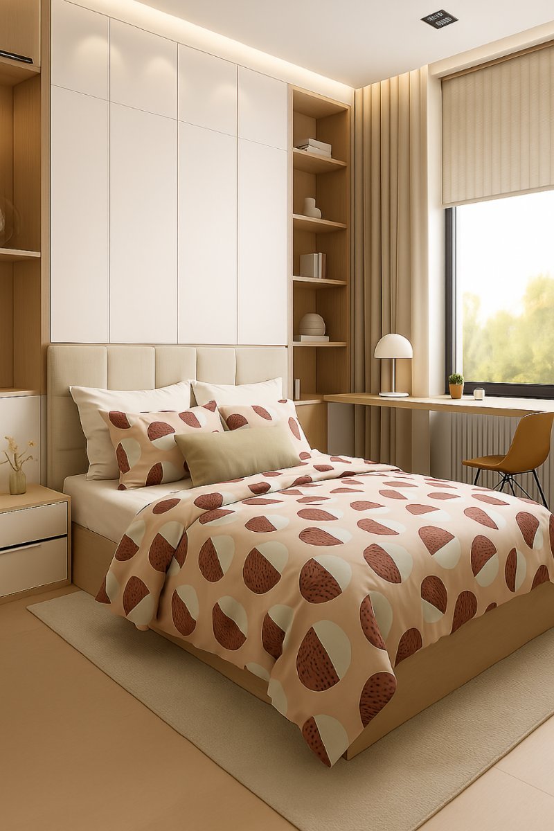 Pościel satynowa różowa 140x200 - Elegancki i komfortowy komplet do sypialni OUTLET