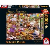 Puzzle - Schmidt Puzzle PQ 1000 Zwierzaki w kuchni (Chef Mania) G3 - - miniaturka - grafika 1