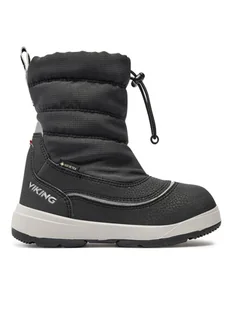 Viking Śniegowce Toasty Pull-On Warm Gtx GORE-TEX 3-94015-2 Czarny - Buty dla chłopców - miniaturka - grafika 1