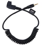 Akcesoria fotograficzne - JJC Cable-F kabel do aparatu Czarny - miniaturka - grafika 1