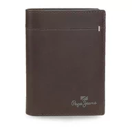 Portfele - Pepe Jeans Staple Portfel Pionowy z portmonetką Brązowy 8,5x11,5x1 cms Skóra, Brązowy, Talla única, Portfolio pionowe z toreb - miniaturka - grafika 1