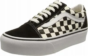 Vans Old Skool Platform damskie sneakersy 36 EU Czarny/Biały - Sneakersy damskie - miniaturka - grafika 1