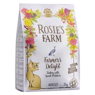 Sucha karma dla kotów - Rosie's Farm Adult, indyk z batatami - 2 kg - miniaturka - grafika 1